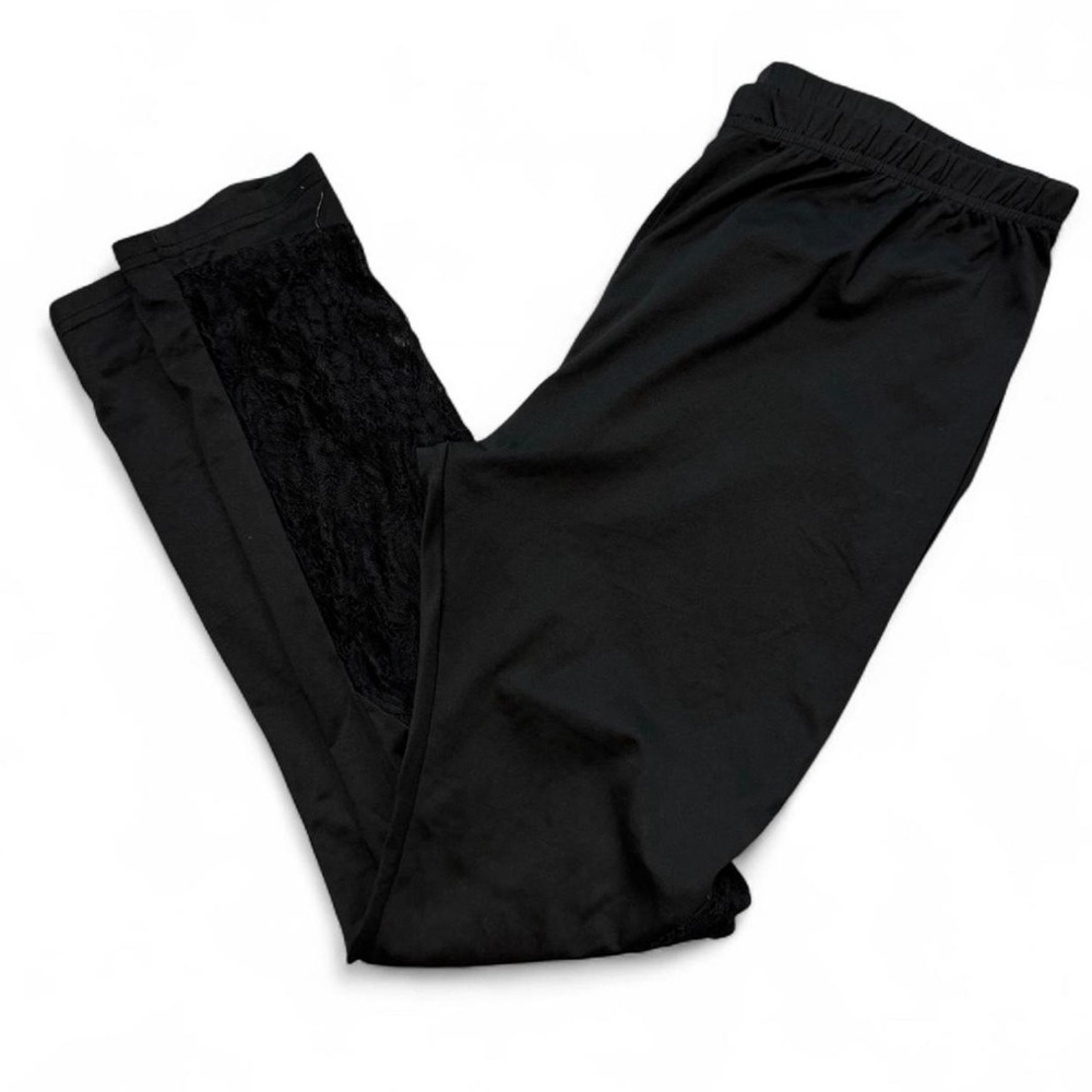 Black Womens Lace Leggings